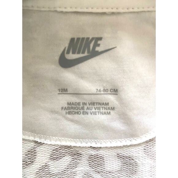 Nike Hooded Animal Printed Overalls One Piece Baby 12M - Picture 3 of 9